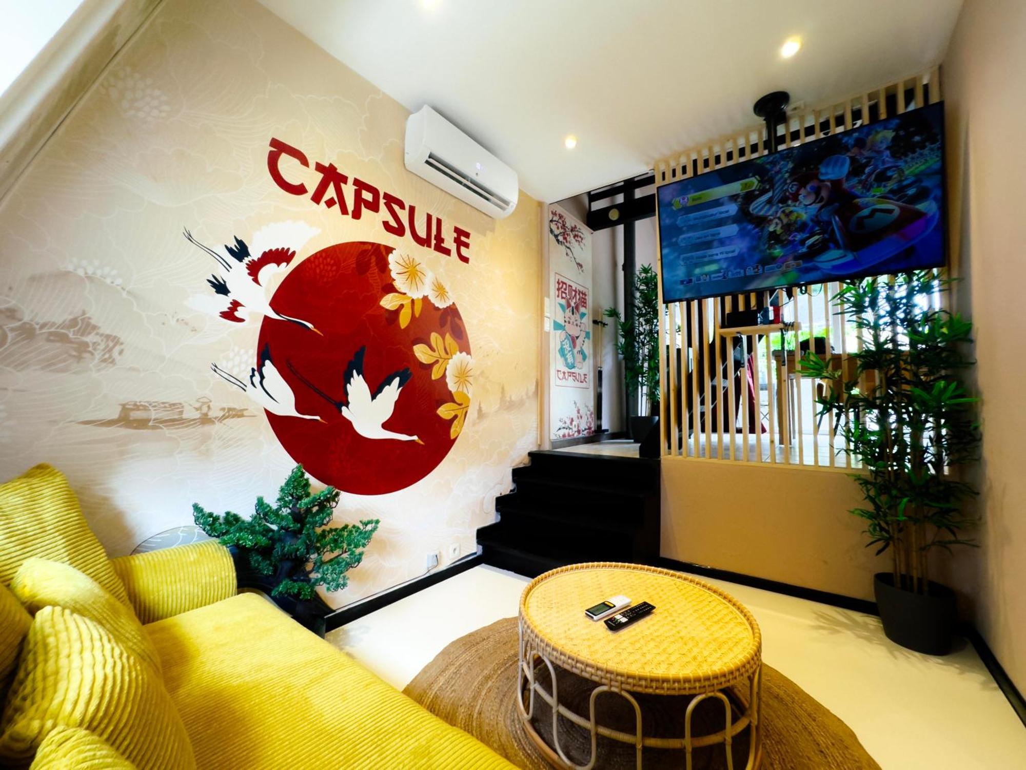 Capsule Lotus-Balneo-Sauna-Billard-Nintendo Hastiere-par-dela Exteriör bild